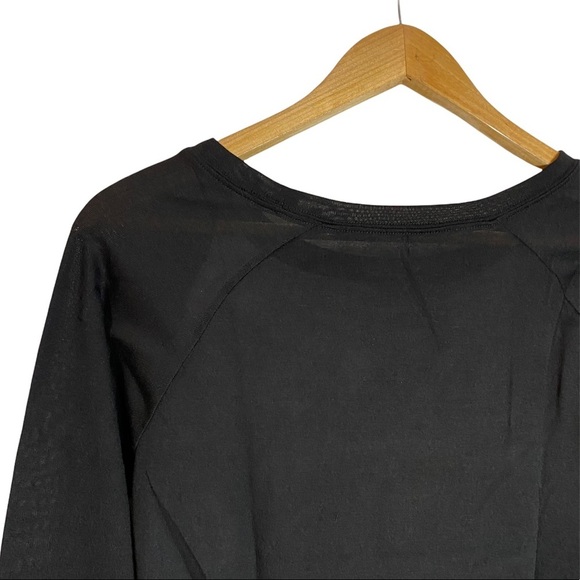 Heroes of the Storm Printed Chiffon Boatneck Raglan Black Knit Sweater Medium - Picture 8 of 13